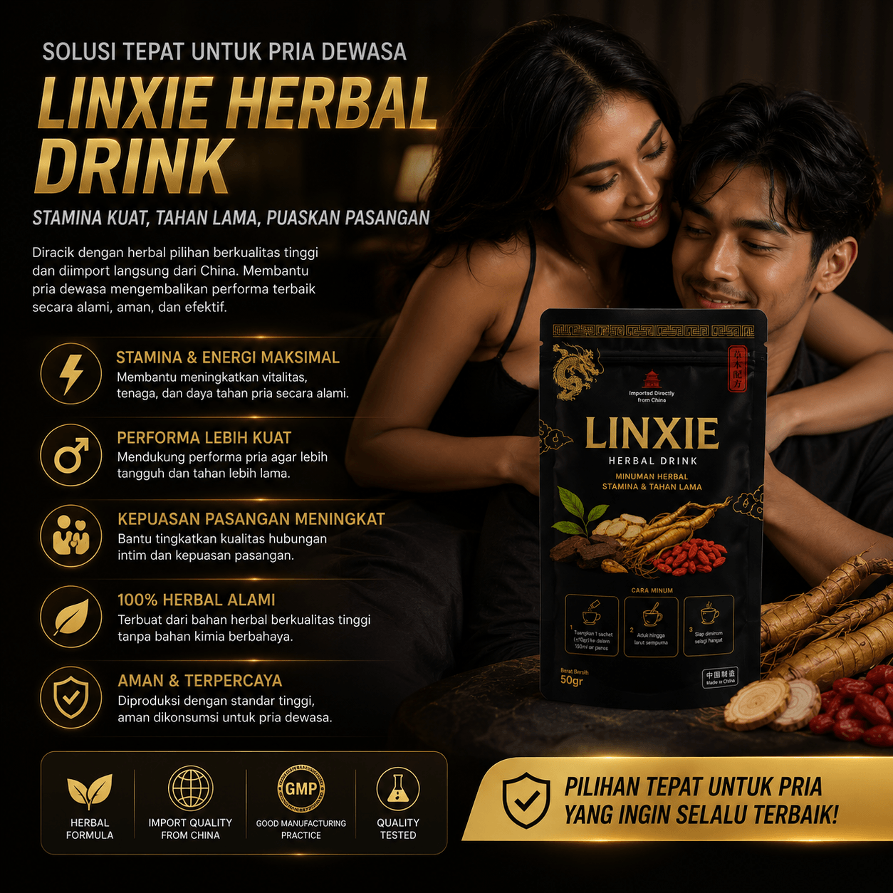 Pria bersemangat dengan stamina maksimal berkat Linxie